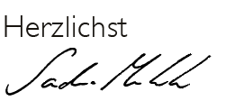 signatur Max und Lillys Erinnerungsschmuck